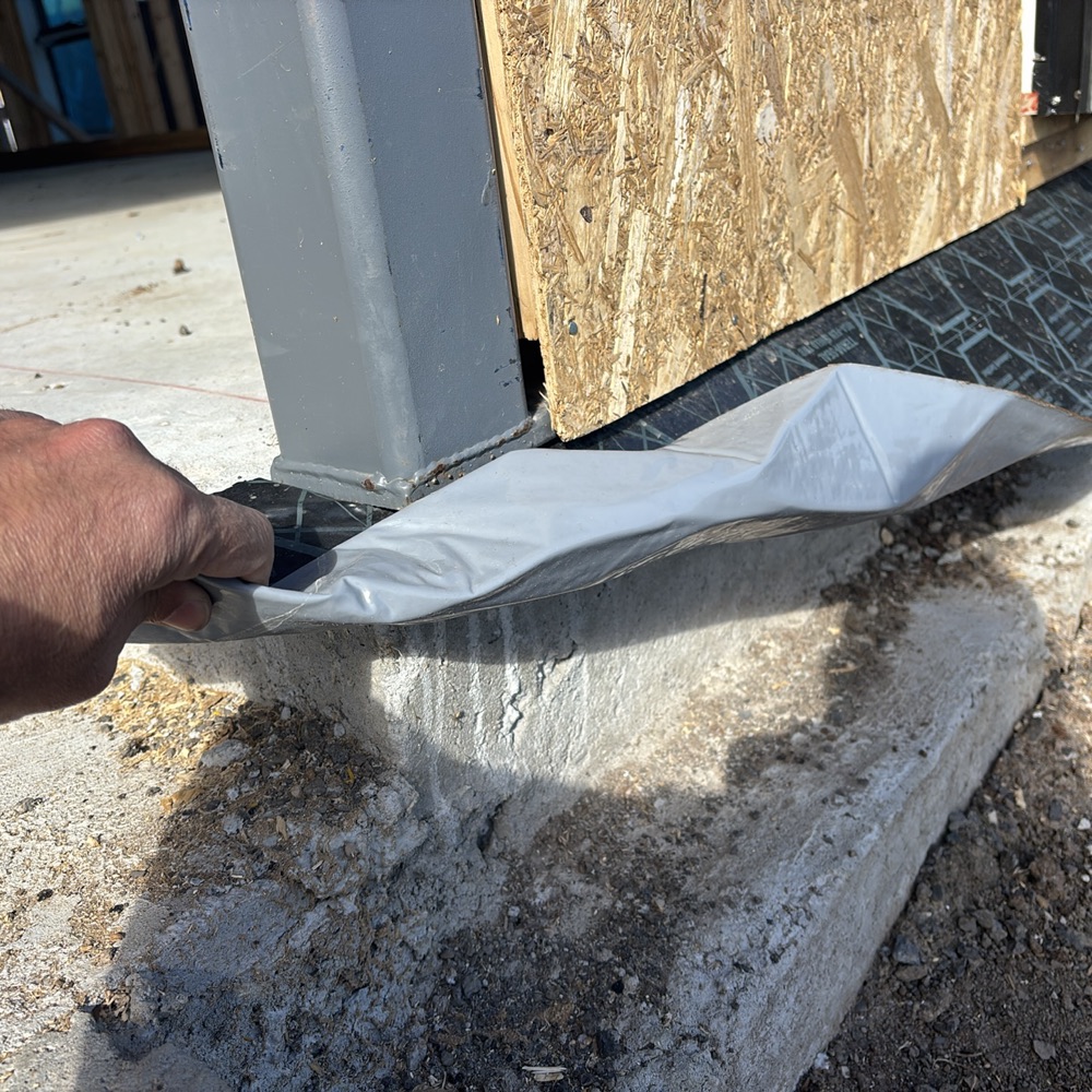Beam connection not matching the engineering detail, recorded during a frame inspection in Point Cook